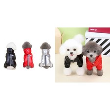 Winter Dog Coat Jackets Anti-Lost Clothes with Traction Pet Dog Jackets