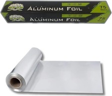 1pk Kitchen Foil Roll for Food Catering | Cook, Bake, Roast & Wrap | 450mm x 75m