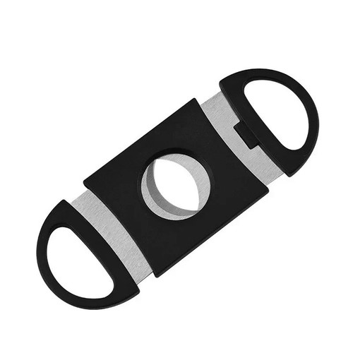 Quality black cigar - black, cutter