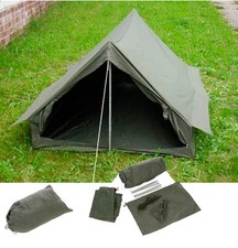 NEW French Army Olive Green F2 Two-Man Military Tent Survival Camping Bushcraft