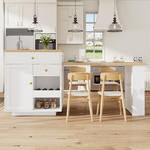 Kitchen island with pull out - island, pull-out