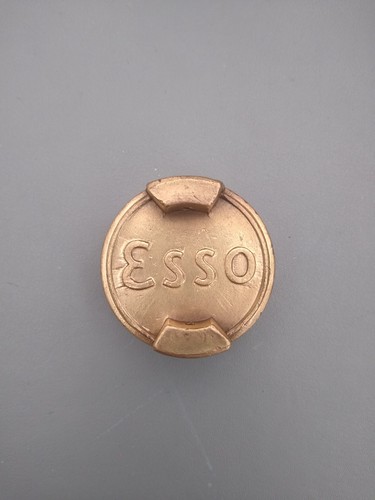 Vintage esso brass petrol - brass,