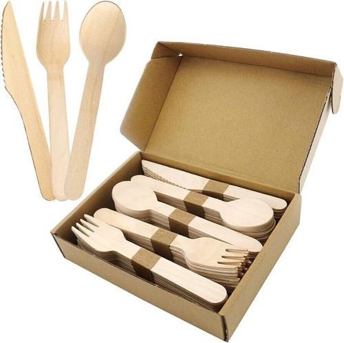 Wooden cutlery disposable - wooden,