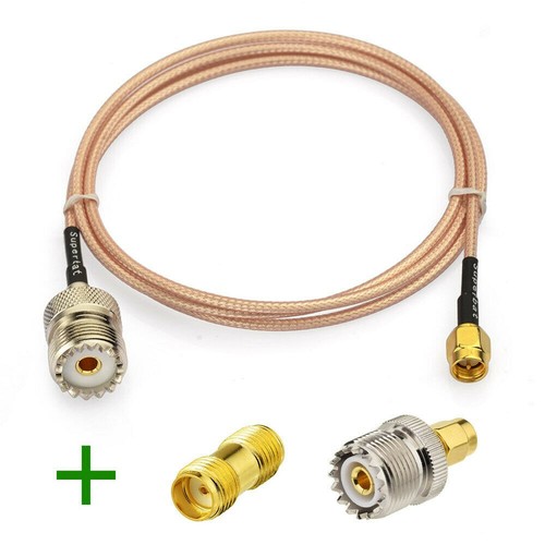 Sma uhf adapter rg316 - uhf, f