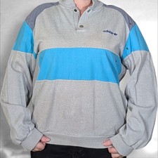 vintage 80s Adidas grey and