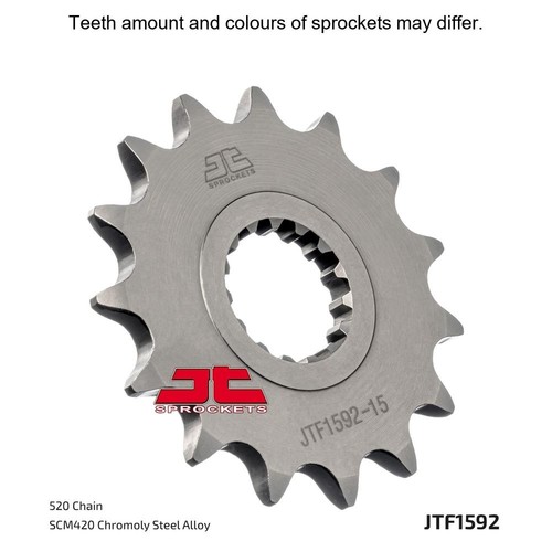 Steel front sprocket 14t - front,