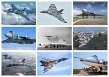 VULCAN BOMBER PLANE POSTER - FRAMED & LAMINATED OPTION a