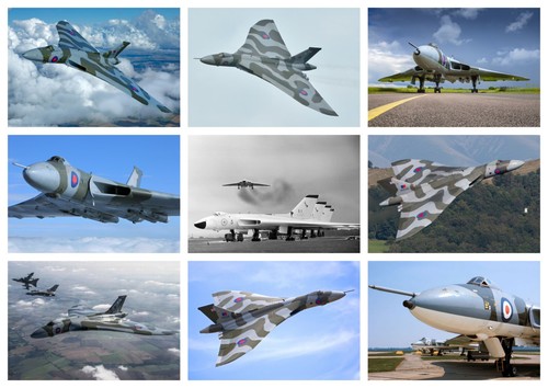 Vulcan bomber plane - plane,