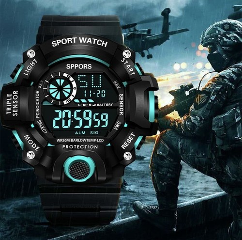 Mens watches big face military - mens,
