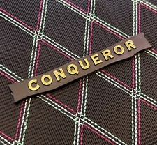 "CONQUEROR" Model Plaque Flag For Vox Amps