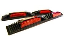 2pc Car Door Edge RED