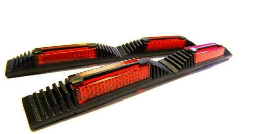 2pc car door edge red - car,