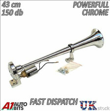 12V/24V Super Loud 139db Trumpet Air Horn Car Truck Van RV Bus Lorry Boat Metal
