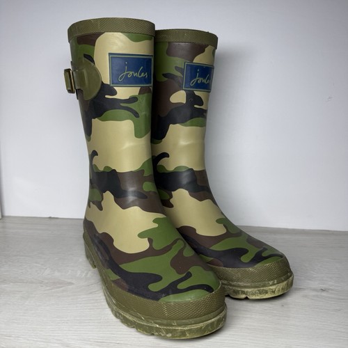 Joules junior boys camo welly - boys,