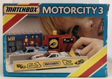 Matchbox Motorcity 3 PITSTOP - Complete & Boxed - 1986 Vintage Retro RARE!