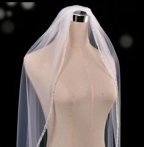 Luxury long wedding - wedding, veil