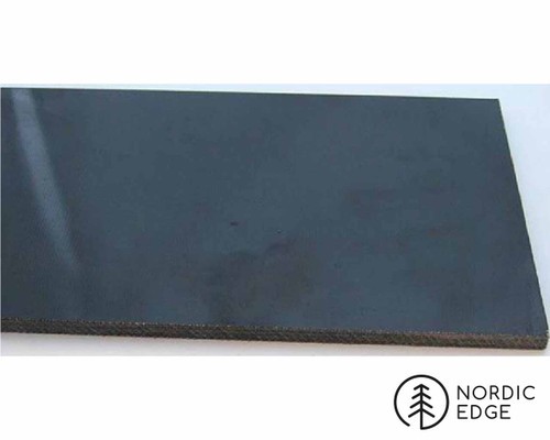Black canvas micarta - black,