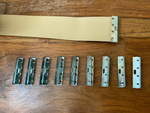 Metal clips for inch 5cm - 10, 2
