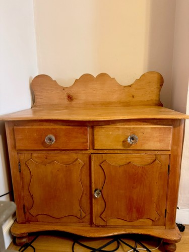 Antique solid wood dresser - solid,