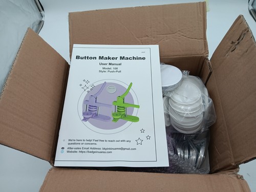 Button maker machine model - button, |