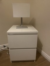 Ikea 2 Drawer Bedside Table