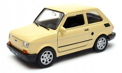 Welly fiat 126 cream - welly,