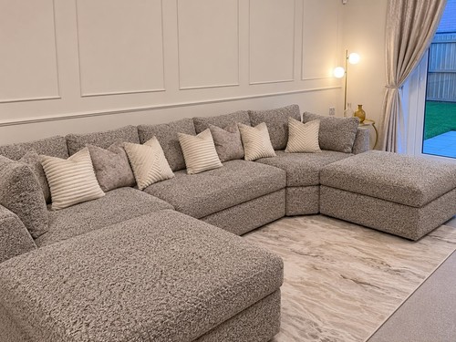 Seater shape cinema sofa - seater, u