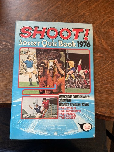 Shoot soccer quiz book 1976 - quiz,