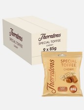 Thorntons Sweet Special Toffee Original 9 x 85g Bags (Full Box) |Free Dispatch