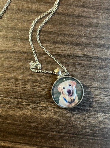 Photo necklace personalised - necklace,