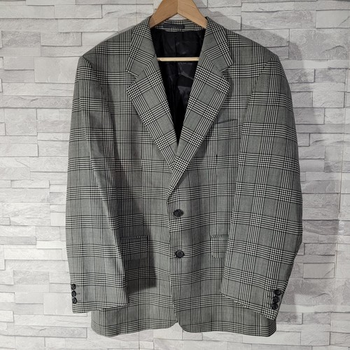 Mens magee blazer grey plaid - blazer,