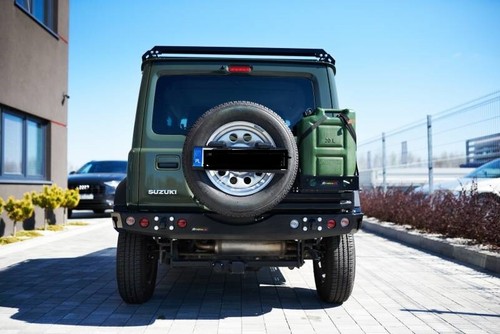 Rear steel bumper winch - rear, for