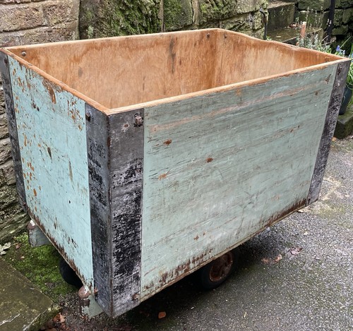Vintage cart trolley - cart, warehouse
