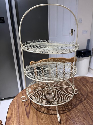 Vintage wire tier - wire,