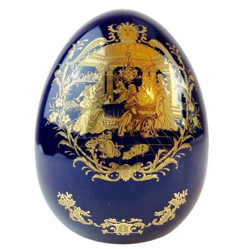 Ornate limoges egg - ornate,