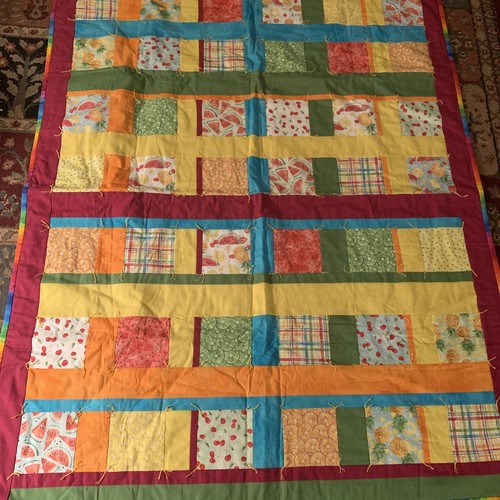 Handmade patchwork quilt - handmade,