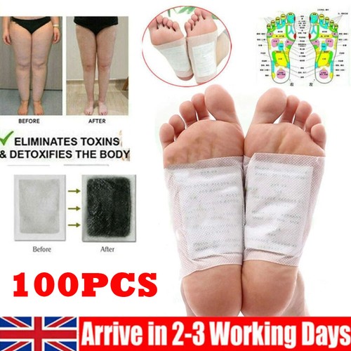 100pack detox foot patches - foot,