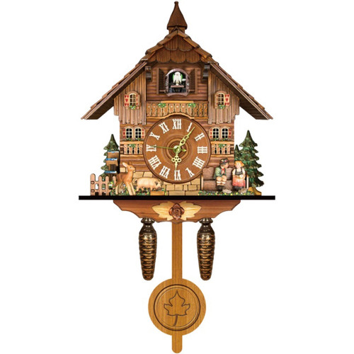 Cuckoo clock singing - cuckoo, wall