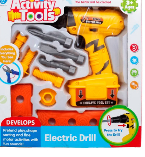 Electric drill toy kids tool - toy,