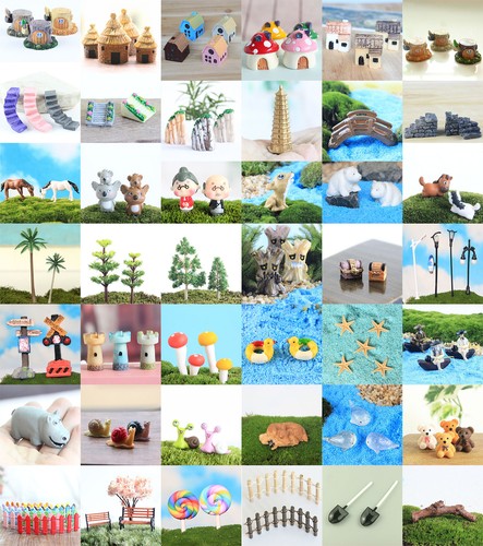 Miniature tree bears houses - miniature,