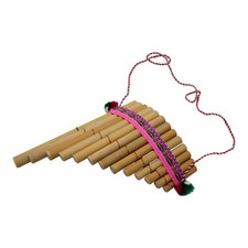 Panpipes - Curved 13 Pipes, Rondador - Ethically Traded from Ecuador