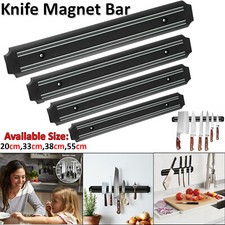 Strong Magnetic Knife Rack Holder Kitchen Utensil Storage Wall Mounted Bar Strip