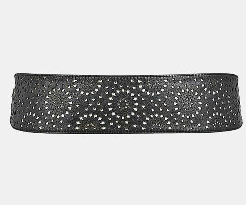 Laser cut design - laser, black