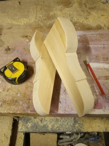 Pine wood corbels decorative - pine,