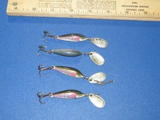 Lot of 4 Rapala Blue Fox Fin