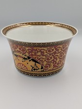 7" VERSACE Medusa Red & Gold Classic Open Bowl - Excellent!
