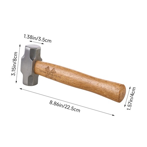 Lump hammer 1lb - 1lb,, wooden