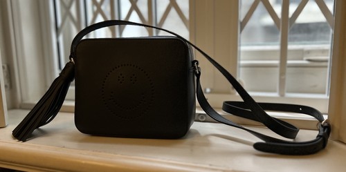 Anya hindmarch black crossbody - black,