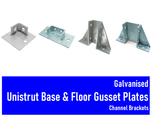 Galvanised unistrut base - unistrut, floor