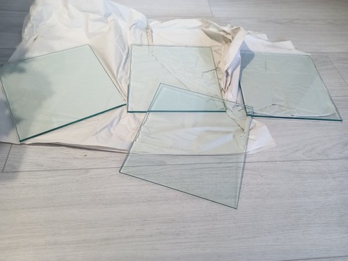 Clear glass panels - panels, size